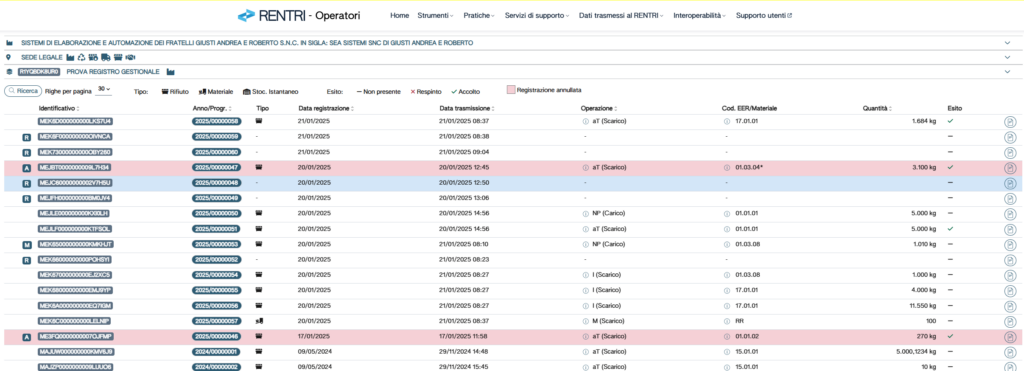 software gestione rifiuti